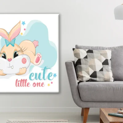 Cute Rabbit Art Print 100% Australian Made
