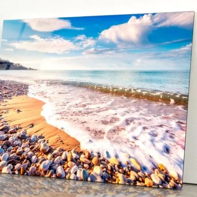 Sea Glowing by Sunlight Acrylic Glass Print Tempered Glass Wall Art 100% Made in Australia Ready to Hang