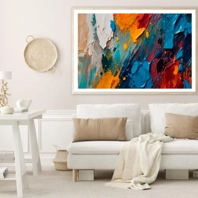 Colorful Abstract Design Home Decor Premium Quality Poster Print Choose Your Sizes