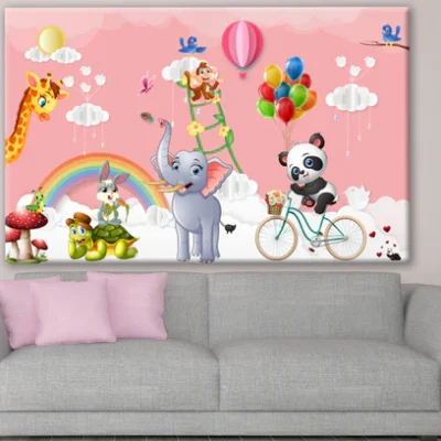 Kids Room Animals Decoration Nursery & Kids Print 100% Australian Made