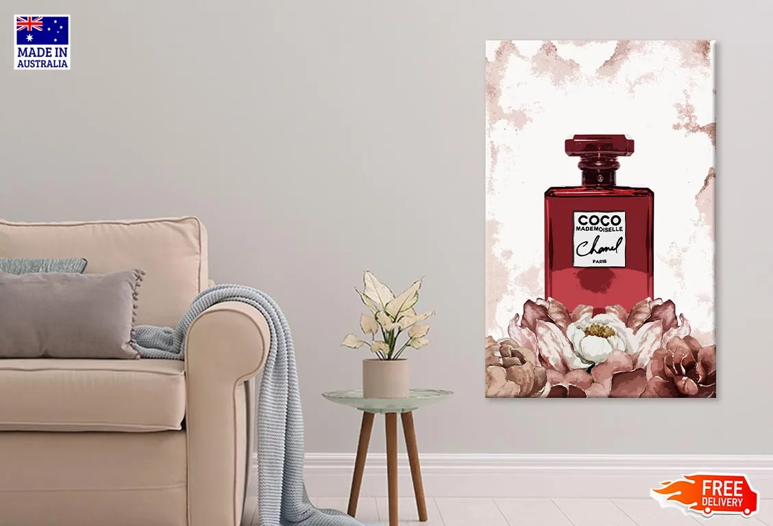 Flower Red Perfume Print 100% Australian Made - Image 2