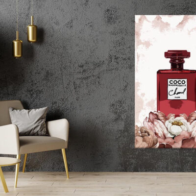 Flower Red Perfume Print 100% Australian Made