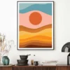 Multicolor Shapes Vector Art Home Decor Premium Quality Poster Print Choose Your Sizes