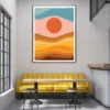 Multicolor Shapes Vector Art Home Decor Premium Quality Poster Print Choose Your Sizes - Image 2