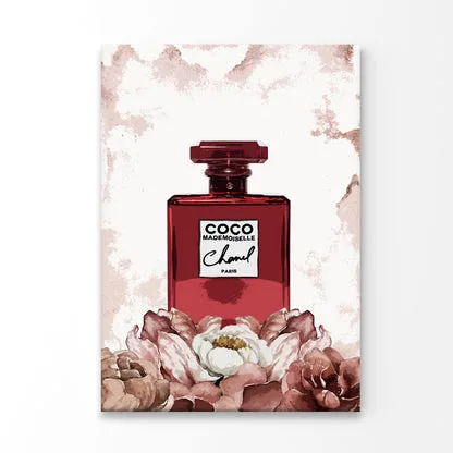 Flower Red Perfume Print 100% Australian Made - Image 3