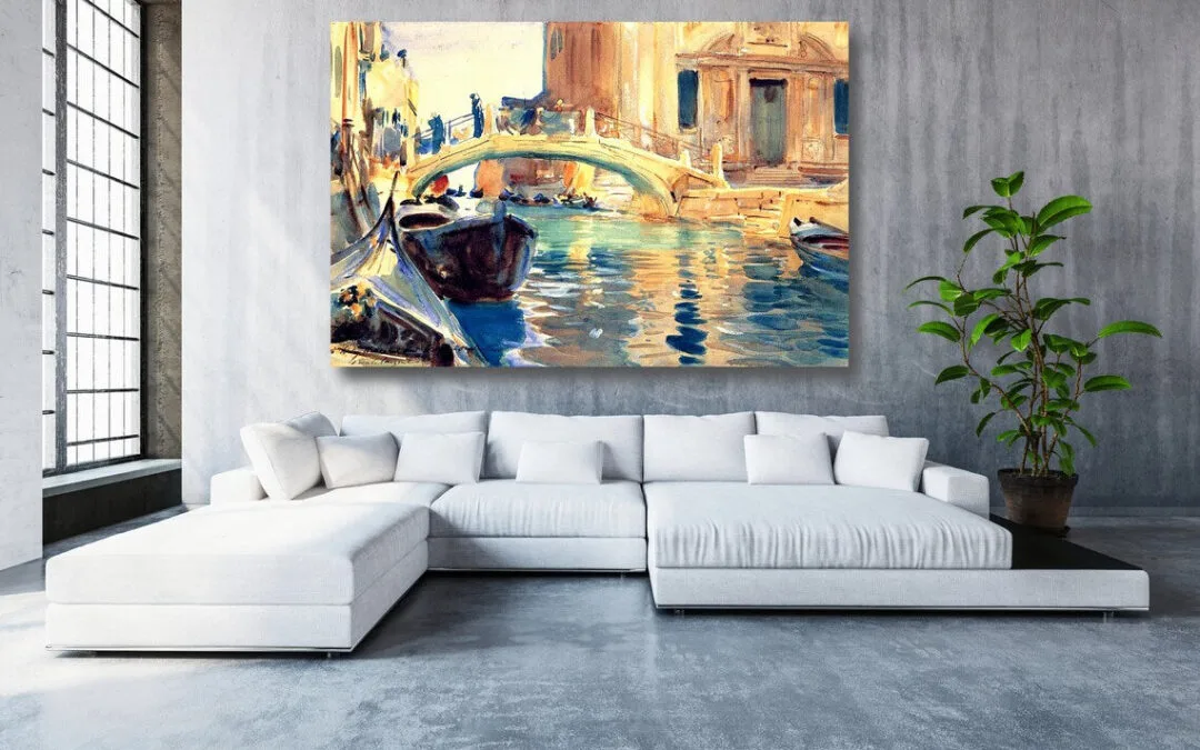 John Singer Sargent, Venice UV Direct Aluminum Print Australian Made Quality