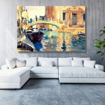 John Singer Sargent, Venice UV Direct Aluminum Print Australian Made Quality