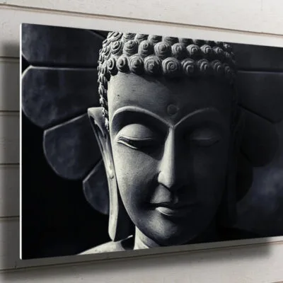 Buddha Statue Wall Art UV Direct Aluminum Print Australian Made Quality