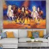 Colourful Horses Running Painting Print 100% Australian Made