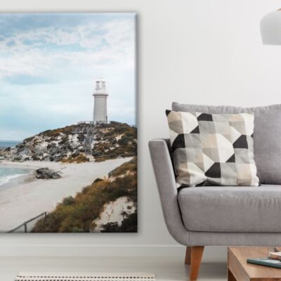 Lighthouse & Island Beach Photograph Print 100% Australian Made