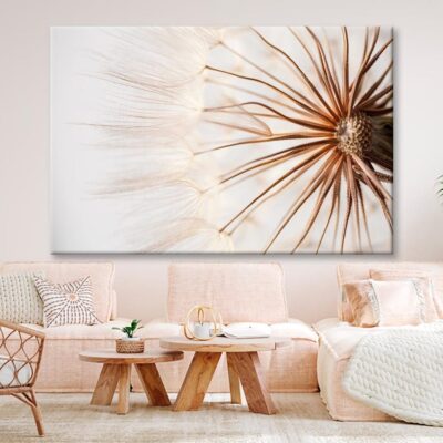 Close Up of a Dandelion with Seeds Wall Art Decor 100% Australian Made