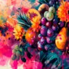 Fruits & Flower Abstract Home Decor Premium Quality Poster Print Choose Your Sizes - Image 4
