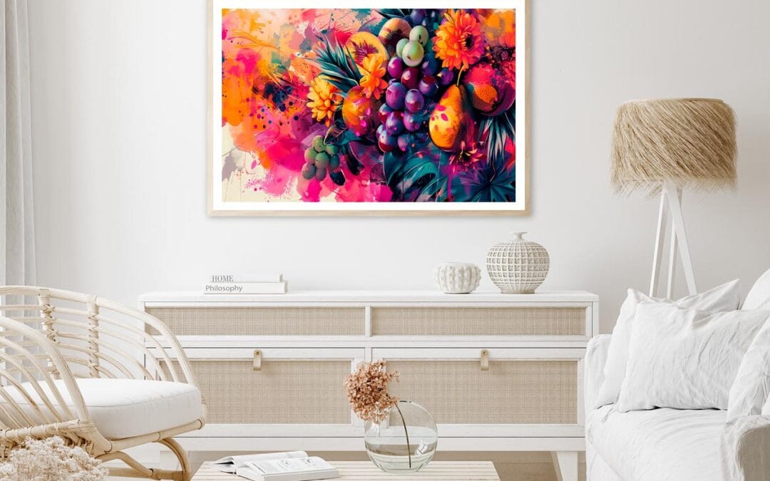Fruits & Flower Abstract Home Decor Premium Quality Poster Print Choose Your Sizes