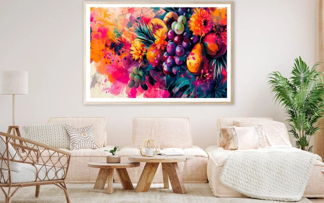 Fruits & Flower Abstract Home Decor Premium Quality Poster Print Choose Your Sizes