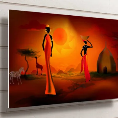 African Wall Art UV Direct Aluminum Print Australian Made Quality