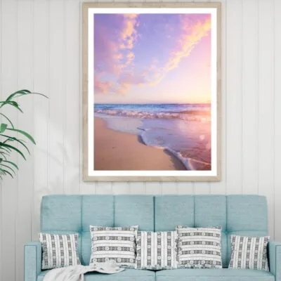 Stunning Sea Sunset Scenery View Home Decor Premium Quality Poster Print Choose Your Sizes