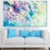 Wisteria Flowers Watercolor Painting Print 100% Australian Made