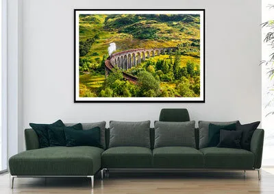 Glenfinnan Railway Viaduct in Scotland Home Decor Premium Quality Poster Print Choose Your Sizes