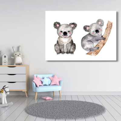 Watercolour Koal Kids Art Print 100% Australian Made