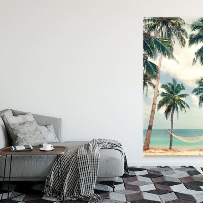 Tropical Palm Trees on Island Photograph Print 100% Australian Made