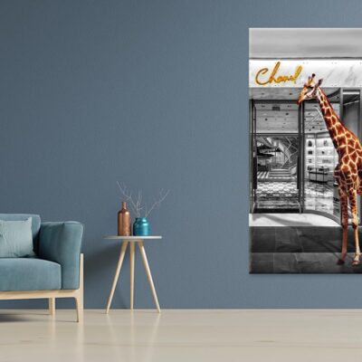 Store With Giraffe Print 100% Australian Made
