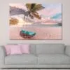 Tropical Beach Sunset with Swing Photograph Print 100% Australian Made - Image 2