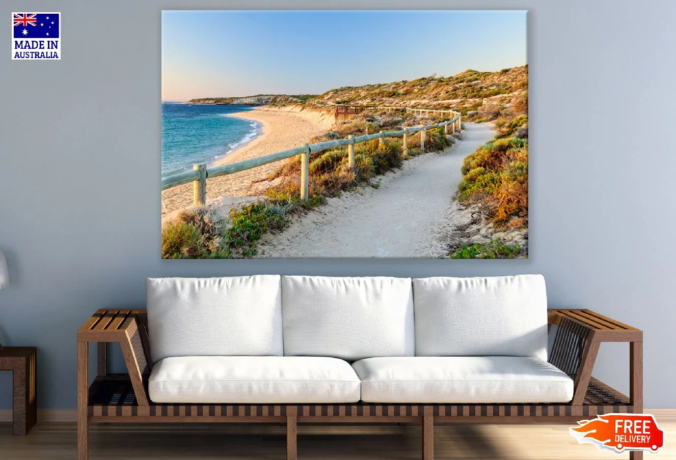Gnarabup Beach Pathway Prevelly, WA, Australia Print 100% Australian Made - Image 2