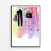 Fashion Women with Elegant Handbags Design Home Decor Premium Quality Poster Print Choose Your Sizes - Image 3
