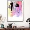 Fashion Women with Elegant Handbags Design Home Decor Premium Quality Poster Print Choose Your Sizes - Image 2