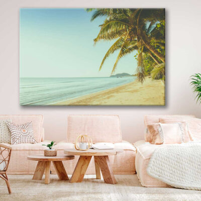 Bella Home Palm Trees Near Chao Lao Beach Print Canvas Ready to hang