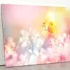 Golden Butterfly Glows in The Sun at Sunset Acrylic Glass Print Tempered Glass Wall Art 100% Made in Australia Ready to Hang