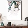 Fancy Ladies with Their Luxury Bags Design Home Decor Premium Quality Poster Print Choose Your Sizes