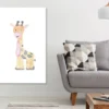 Giraffe Watercolor Painting Nursery & Kids Print 100% Australian Made