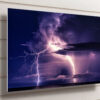 Lightning Strike UV Direct Aluminum Print Australian Made Quality