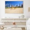 Camels on Jumeirah Sea View in Dubai Home Decor Premium Quality Poster Print Choose Your Sizes