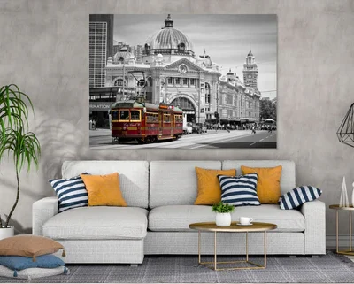 Melbourne flinders Victoria Print 100% Australian Made