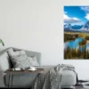 Glacier Lake & Canadian Mountains Print 100% Australian Made - Image 2