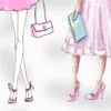 Modern Pink Ladies Fashion Art Design Home Decor Premium Quality Poster Print Choose Your Sizes - Image 4