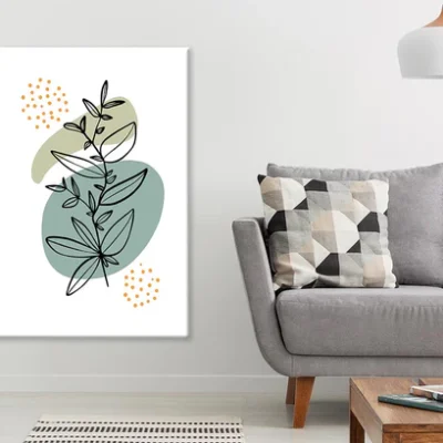 Plant Line Art Design Print 100% Australian Made
