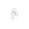 Woman Face Line Art Design Print 100% Australian Made - Image 3