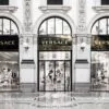 Versace Store in City Photograph Home Decor Premium Quality Poster Print Choose Your Sizes - Image 2