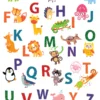 Colorful Alphabet & Animals Nursery & Kids Print 100% Australian Made - Image 3