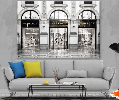 Versace Store in City Photograph Print 100% Australian Made