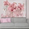 Rose Floral with Gold 3D Design Print 100% Australian Made