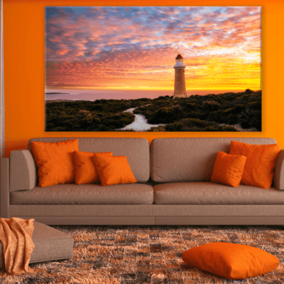 Cape Du Couedic Lighthouse Sunset Photograph Print 100% Australian Made