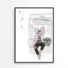 Fashion Girl with Bag Fashion Store Art Design Home Decor Premium Quality Poster Print Choose Your Sizes - Image 3