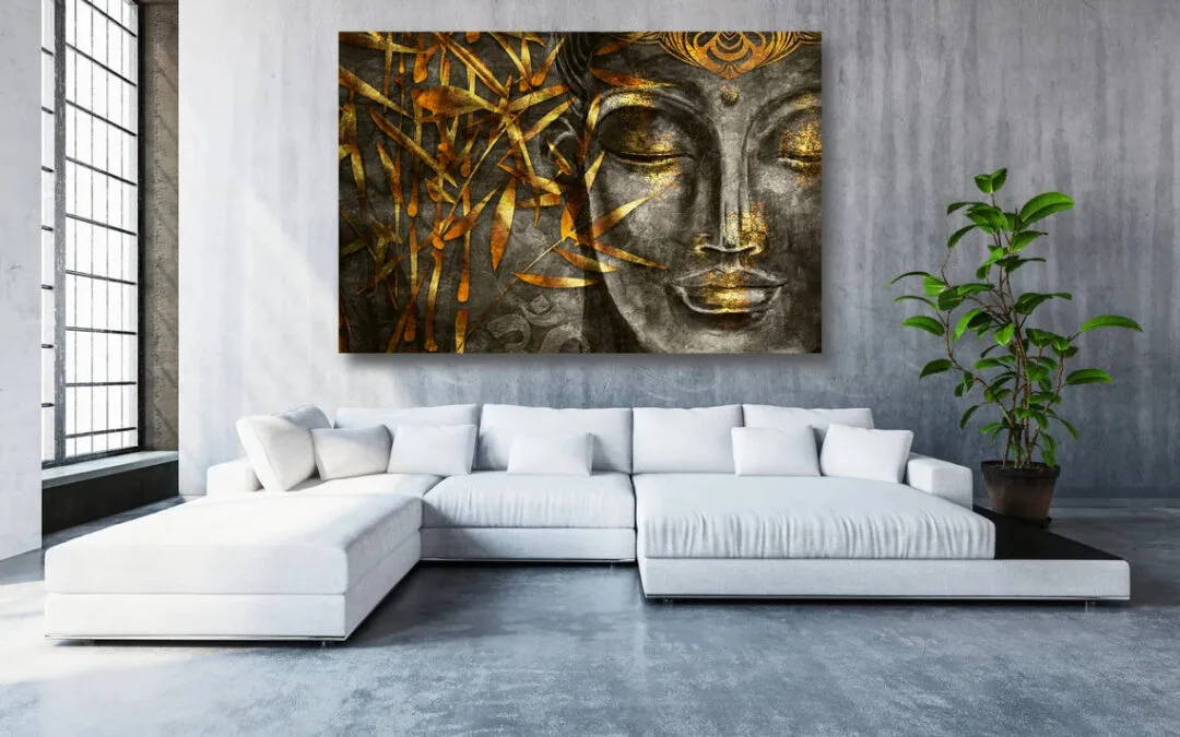 Buddha Meditation Aesthetic UV Direct Aluminum Print Australian Made Quality