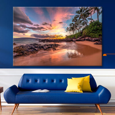 Hawaiian Sunset Wonder Wall Art Decor 100% Australian Made