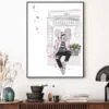 Fashion Girl with Bag Fashion Store Art Design Home Decor Premium Quality Poster Print Choose Your Sizes - Image 2