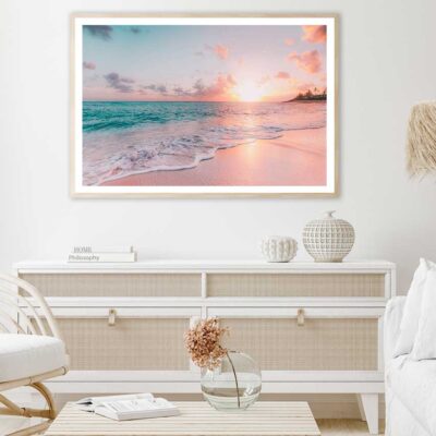 Boracay Beach Sunset Photograph Philippines Home Decor Premium Quality Poster Print Choose Your Sizes